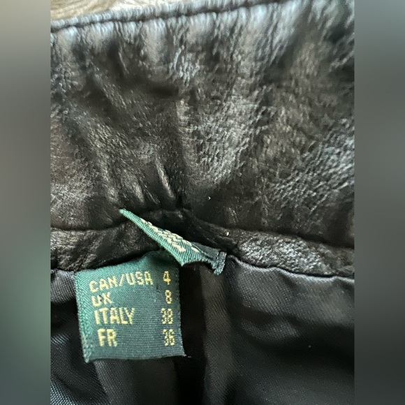 Danier Black Leather Wide Leg Pants 🖤 - Picture 10 of 10